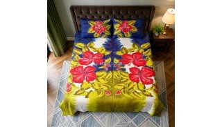 Hot Sale Rayon bedsheet Hand Painted 2026